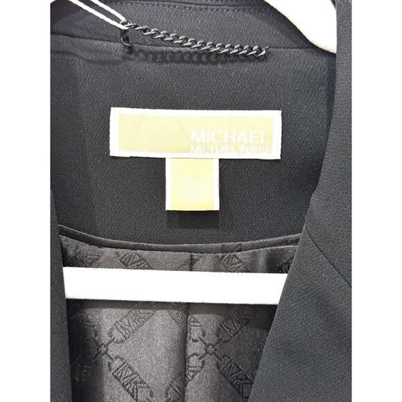 Michael Kors Long Sleeve Single Breasted Oversized Blazer Black Womens Size XS - Picture 3 of 4